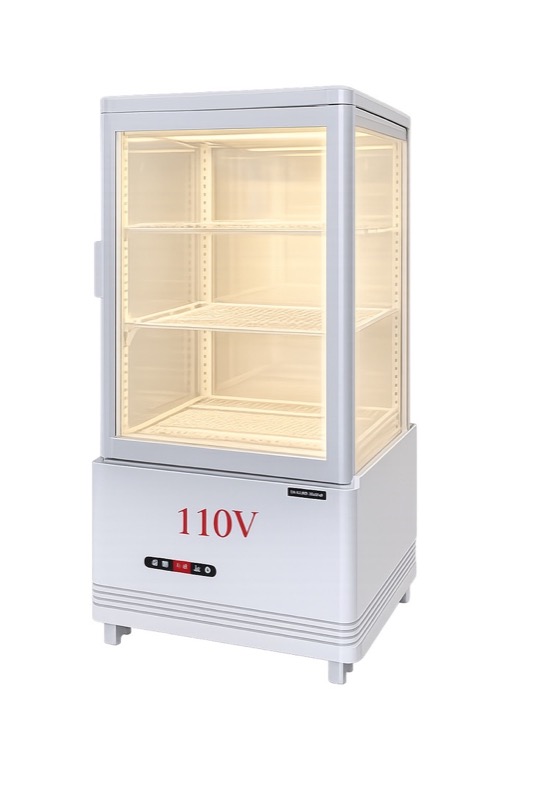 四面玻璃冷藏櫃 110V 短租|大元冷凍