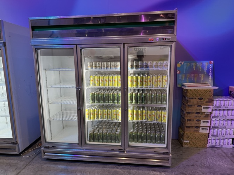 三門玻璃冷藏櫃